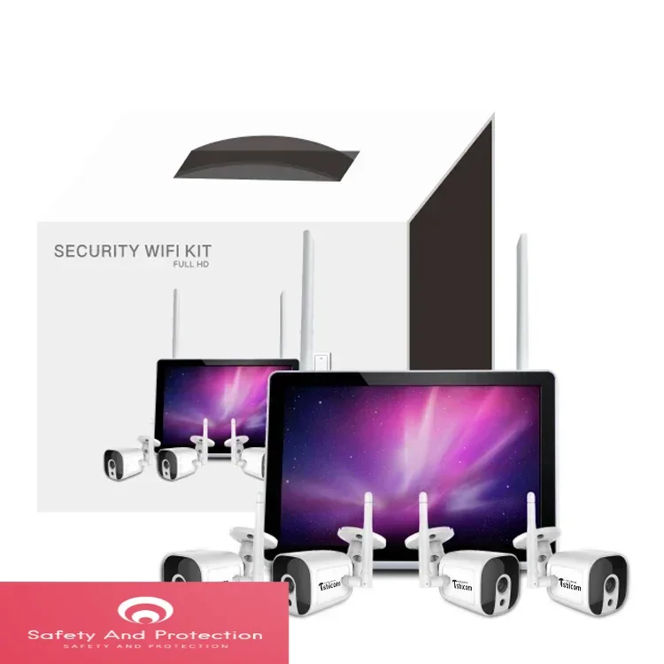 Home Security Kit With Camera - TUYA Akıllı Wi-Fi 4 Kanallı NVR