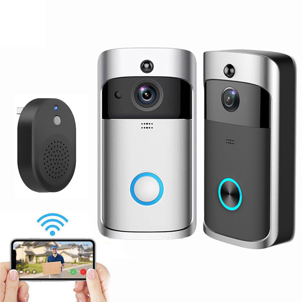 Home Security Uk - Akıllı V5 Görüntülü Kapı Zili Kablosuz