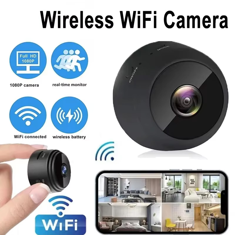 Home Security Cameras - Yeni A9 Kamera Wifi 1080p HD