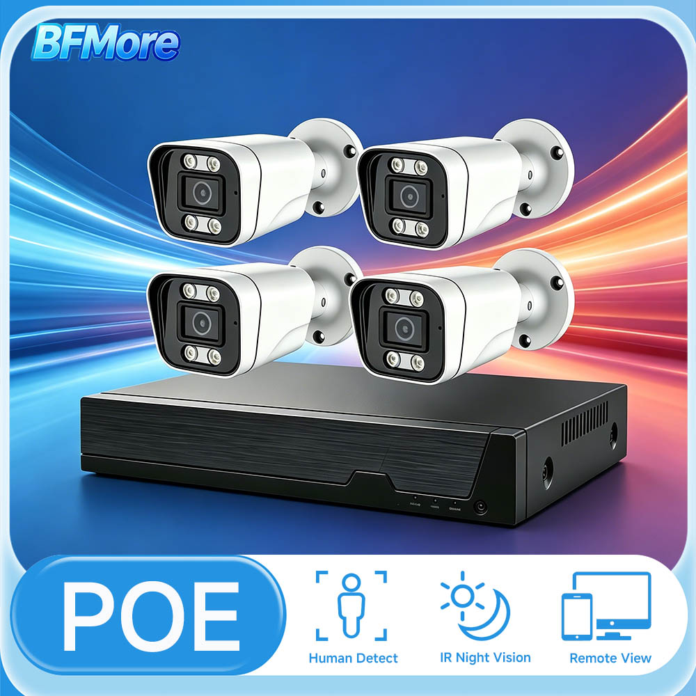 Home Security Video Systems - BFMore 8MP 4K Ai İnsan Algılama