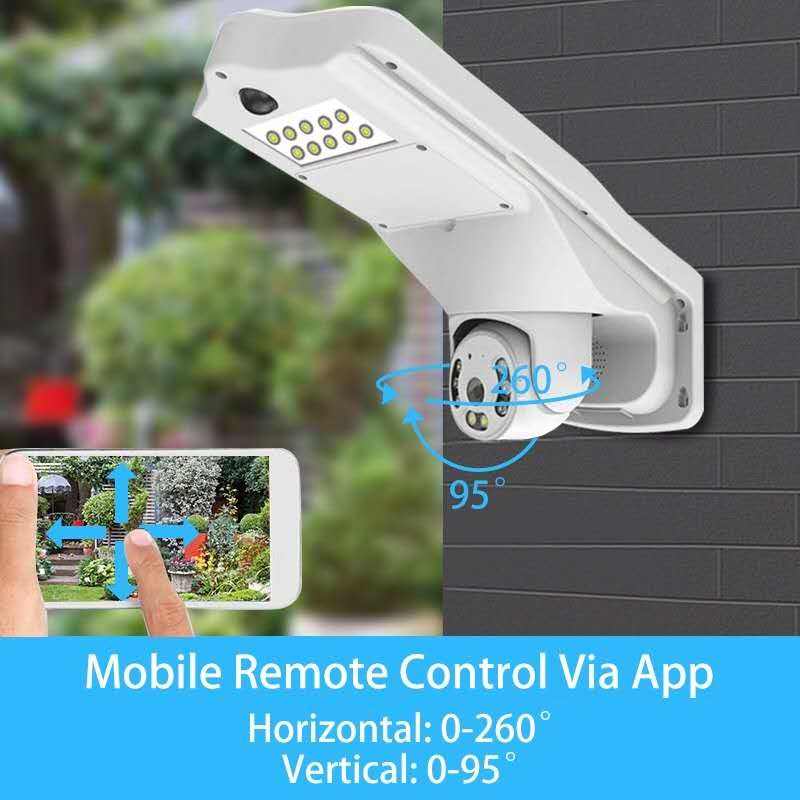 Home Security Flood Lights - 2MP 1080P V380Pro Projektör Avlu Lambası