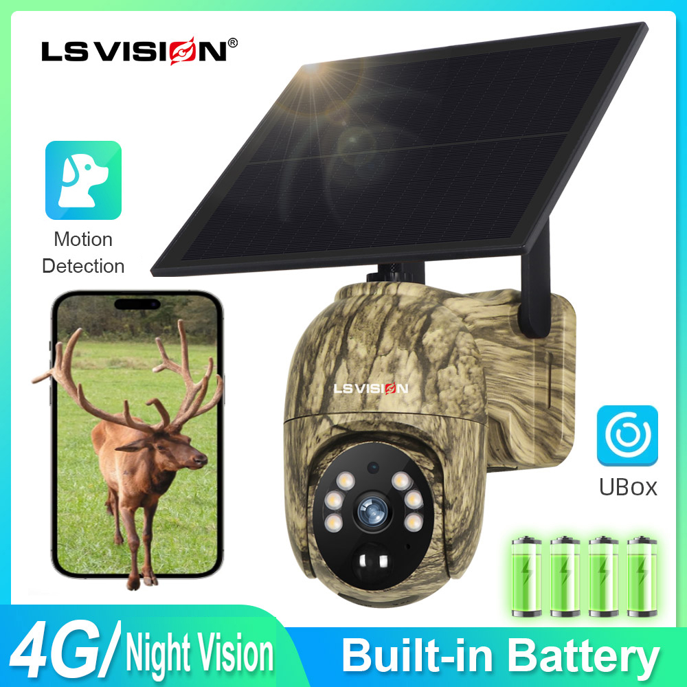Home Security Outdoor Camera System - LS VISION Yaban Hayatı Kamerası Solar