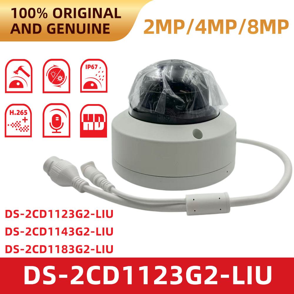 Home Security Hikvision - Hikvision DS-2CD1123G2-LIU 1080P IP Kamera İnsan/Araç