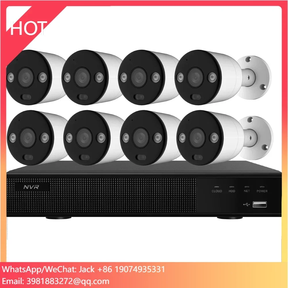 Home Security Kit With Camera - 8 Kanallı 4K PoE Güvenlik Kamera