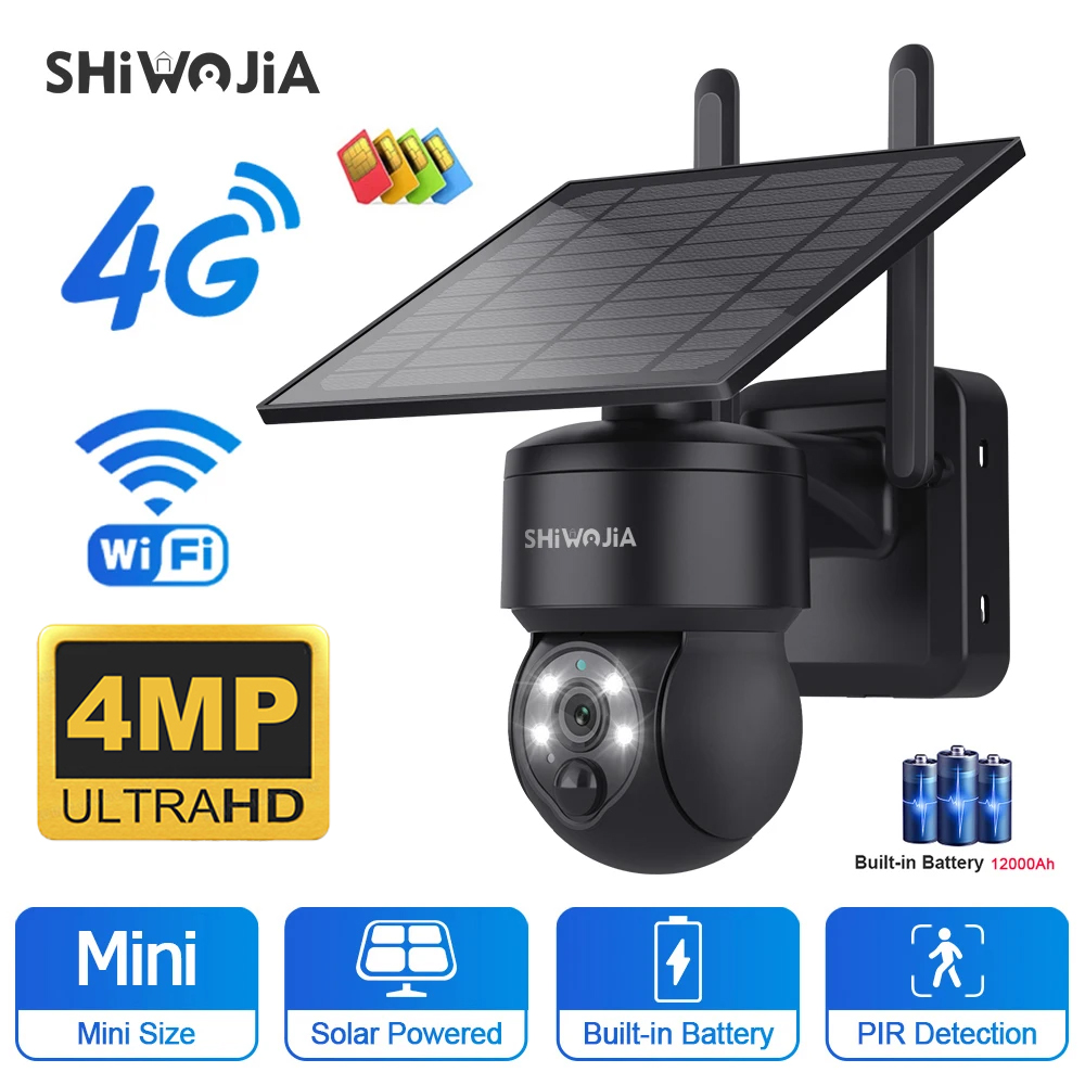 SHIWOJIA WIFI Kablosuz PTZ Gün - Home Security Outdoor Camera System incelemesi ve fiyatı