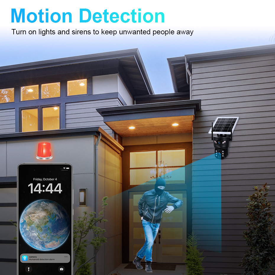KERUI 6MP 4G SIM WiFi Güneş En - Home Security Outdoor Camera System incelemesi ve fiyatı