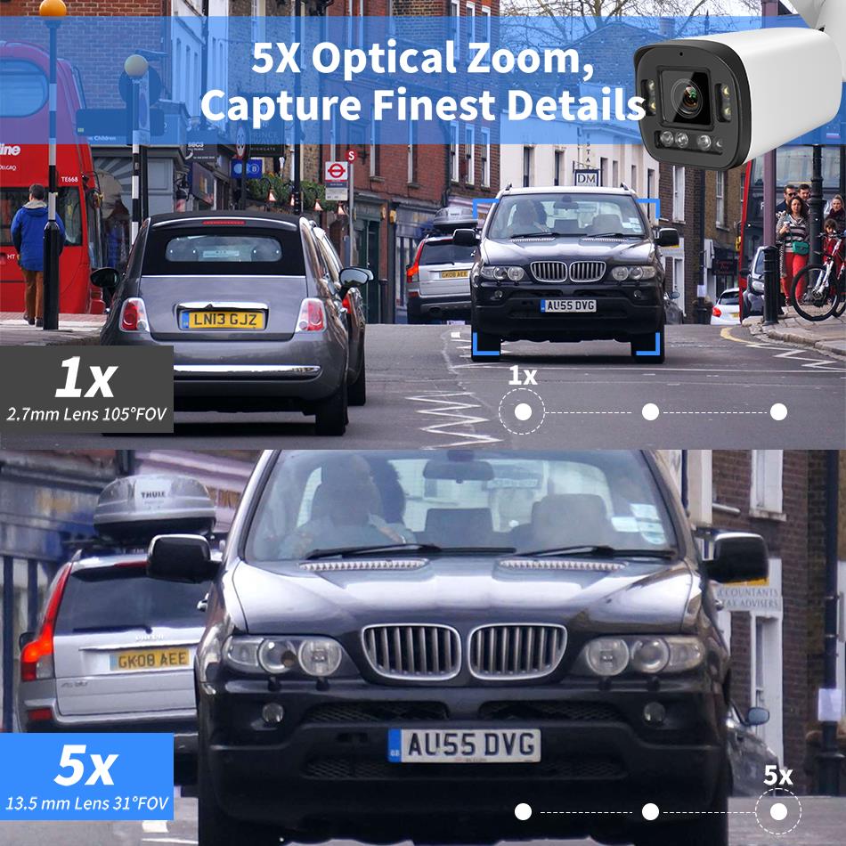 VIKYLIN 8MP 5X Zoom Bullet IP  - Home Security Hikvision incelemesi ve fiyatı