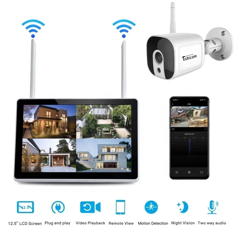TUYA Akıllı Wi-Fi 4 Kanallı NV - Home Security Kit With Camera incelemesi ve fiyatı