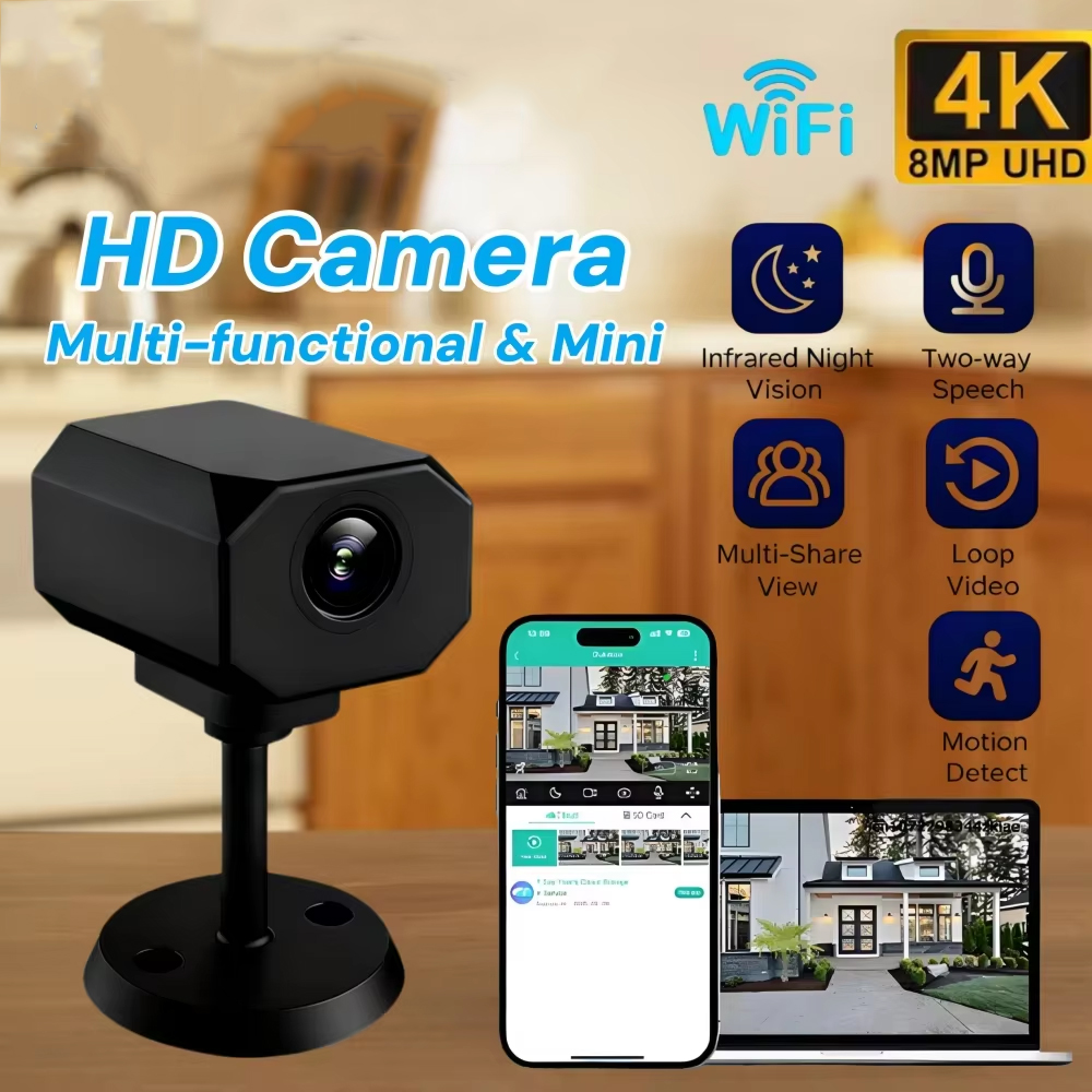 Ev İçin 4K HD WiFi Güvenlik Ka - Home Security Cameras incelemesi ve fiyatı