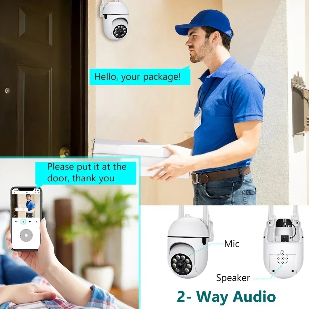 Mini 5MP HD WiFi Dış Mekan Güv - Home Yard Security Cameras incelemesi ve fiyatı