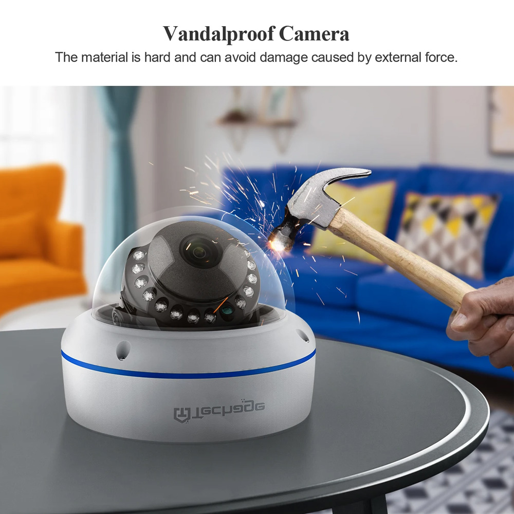 8CH 5MP POE Dome Güvenlik Kame - Home Security Video Recording Systems incelemesi ve fiyatı