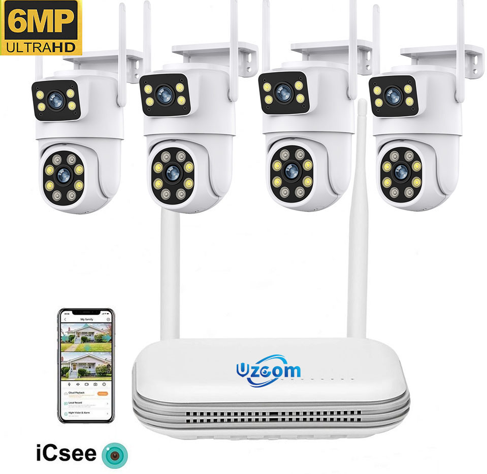 8CH 6MP Dış Mekan IP Kamera Wi - Home Security Video Systems incelemesi ve fiyatı