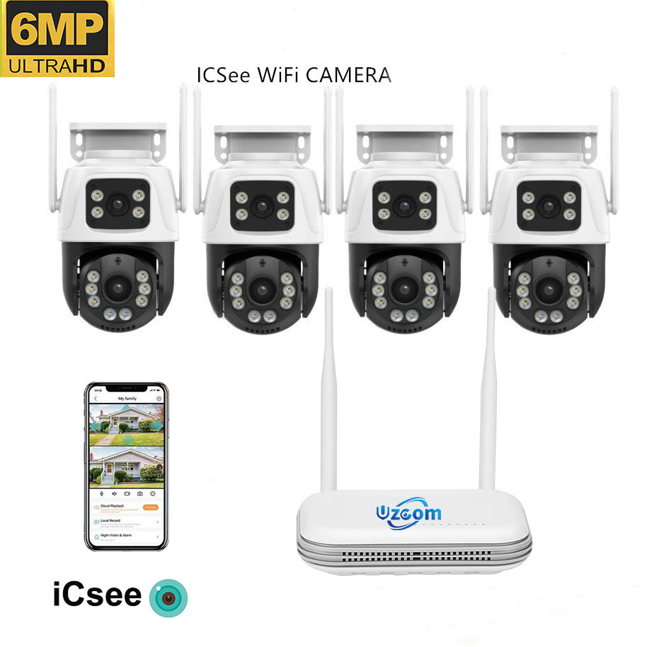 8CH 6MP Dış Mekan IP Kamera Wi - Home Security Video Systems incelemesi ve fiyatı