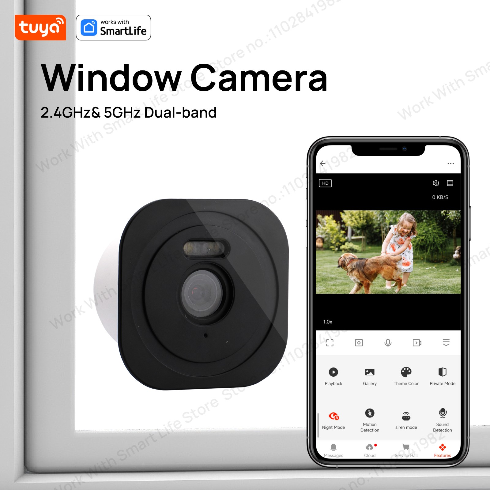 3MP 2K Tuya Pencere Kamerası,  - Home Security Robot incelemesi ve fiyatı