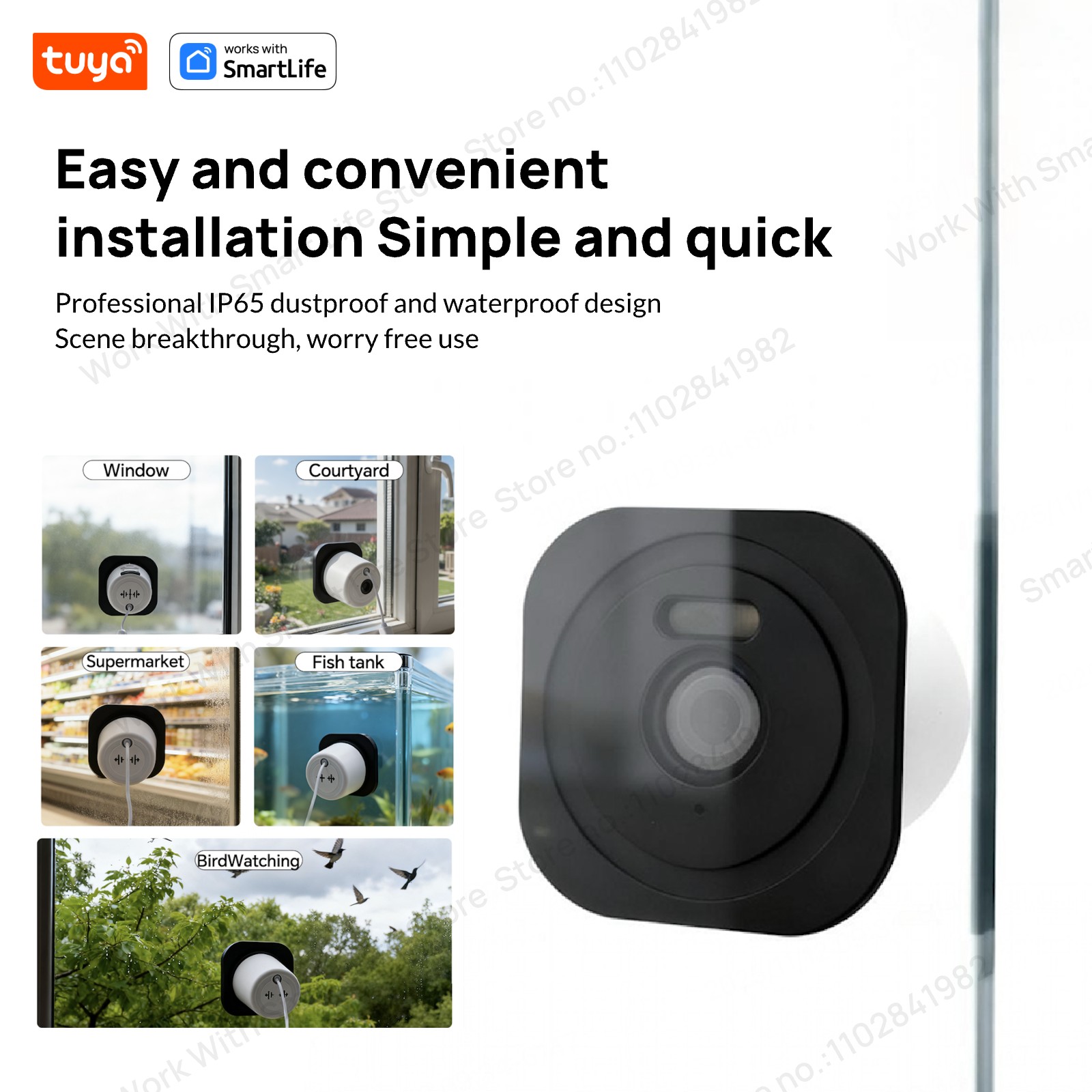 3MP 2K Tuya Pencere Kamerası,  - Home Security Robot incelemesi ve fiyatı