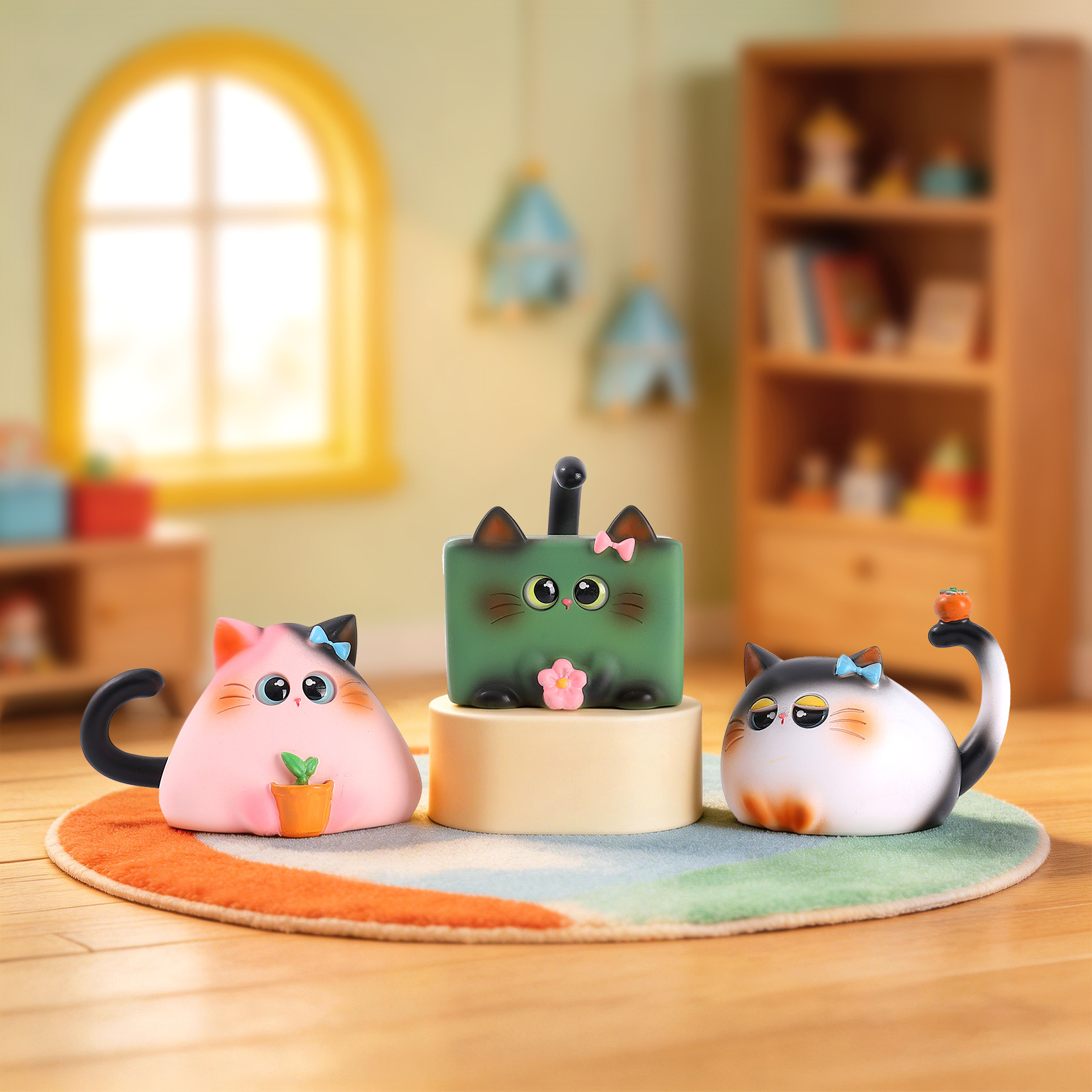Kör Kutu Kedi Figürü Reçine Ya - Home Security Box incelemesi ve fiyatı