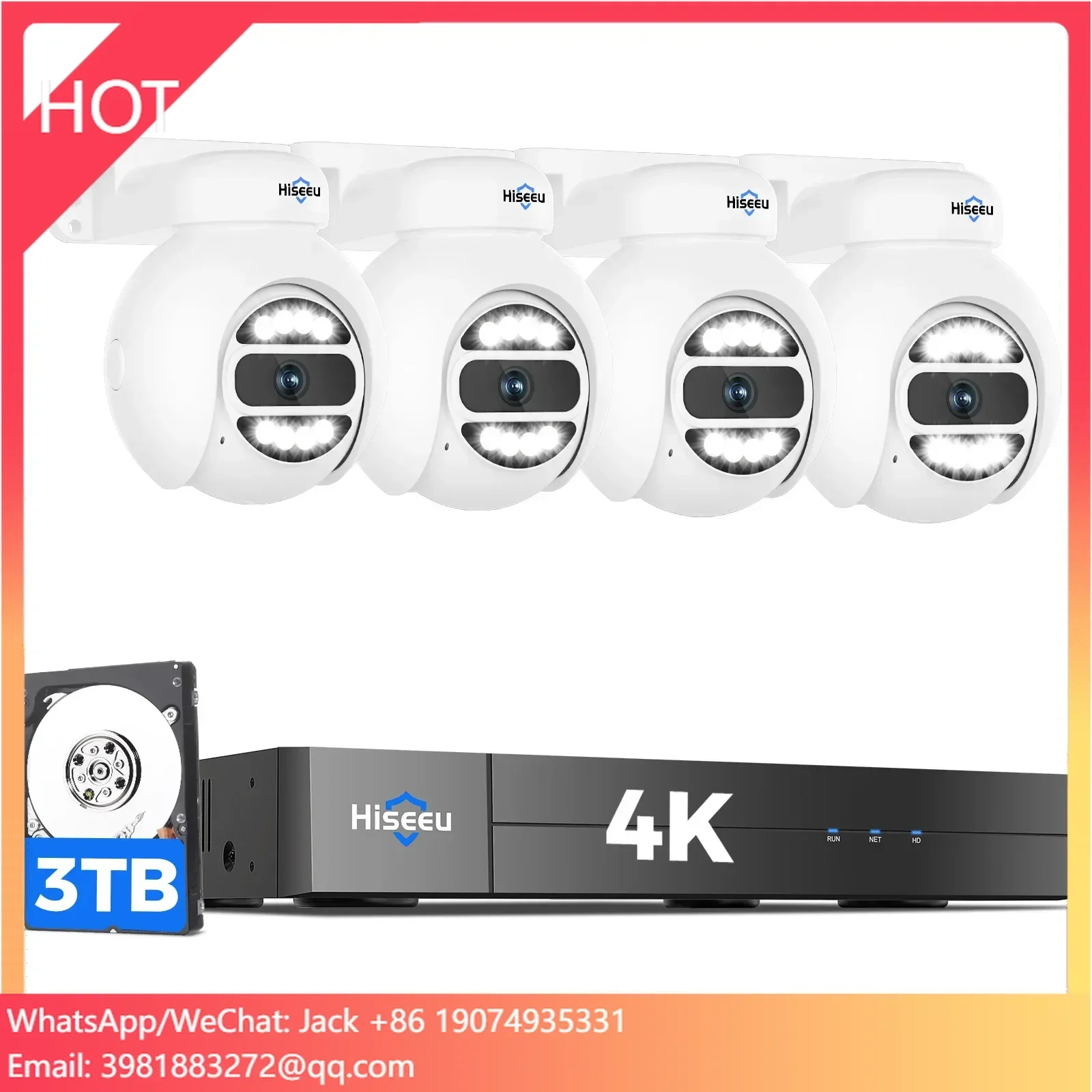Hiseeu Otomatik Takip 5mp Poe  - Home Security Kit With Camera incelemesi ve fiyatı
