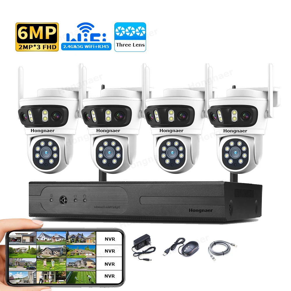 2026 Hongnaer 6MP 4 Kanallı 3  - Home Security Cameras incelemesi ve fiyatı