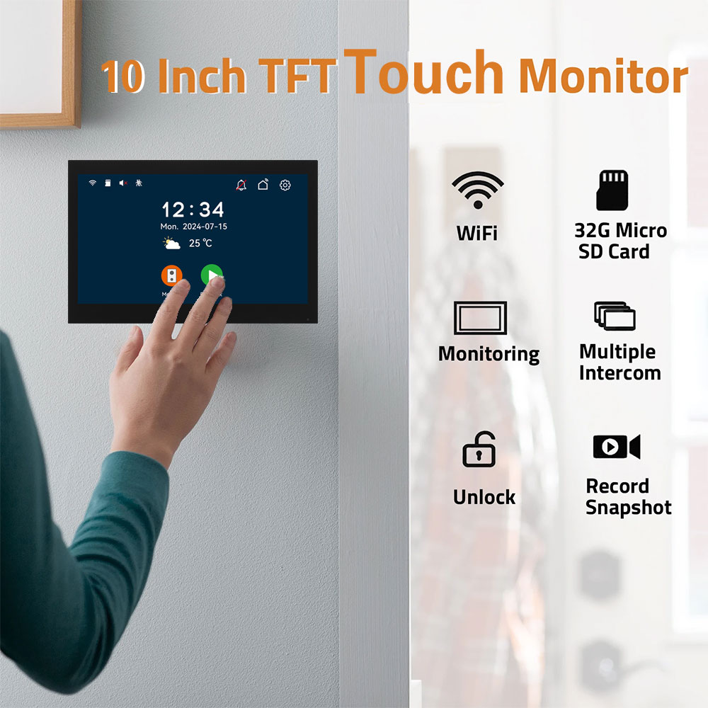 Tuya 1080P 5G Wifi 7/10 İnç 2  - Home Security Video Systems incelemesi ve fiyatı