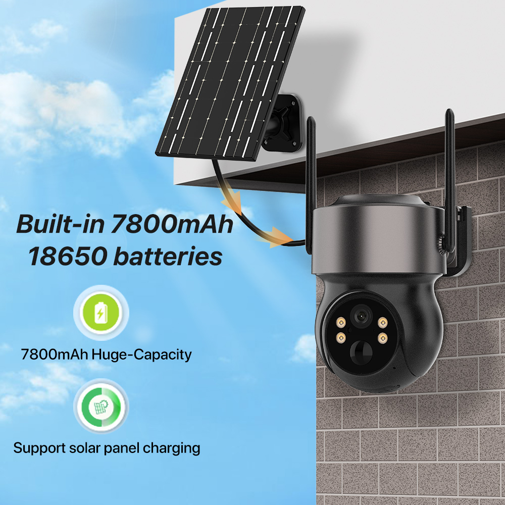 4MP 4G SIM Güneş Enerjili Pil  - Home Security Outdoor Camera System incelemesi ve fiyatı