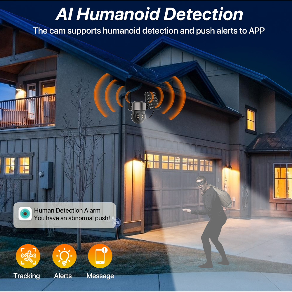 4MP 4G SIM Güneş Enerjili Pil  - Home Security Outdoor Camera System incelemesi ve fiyatı