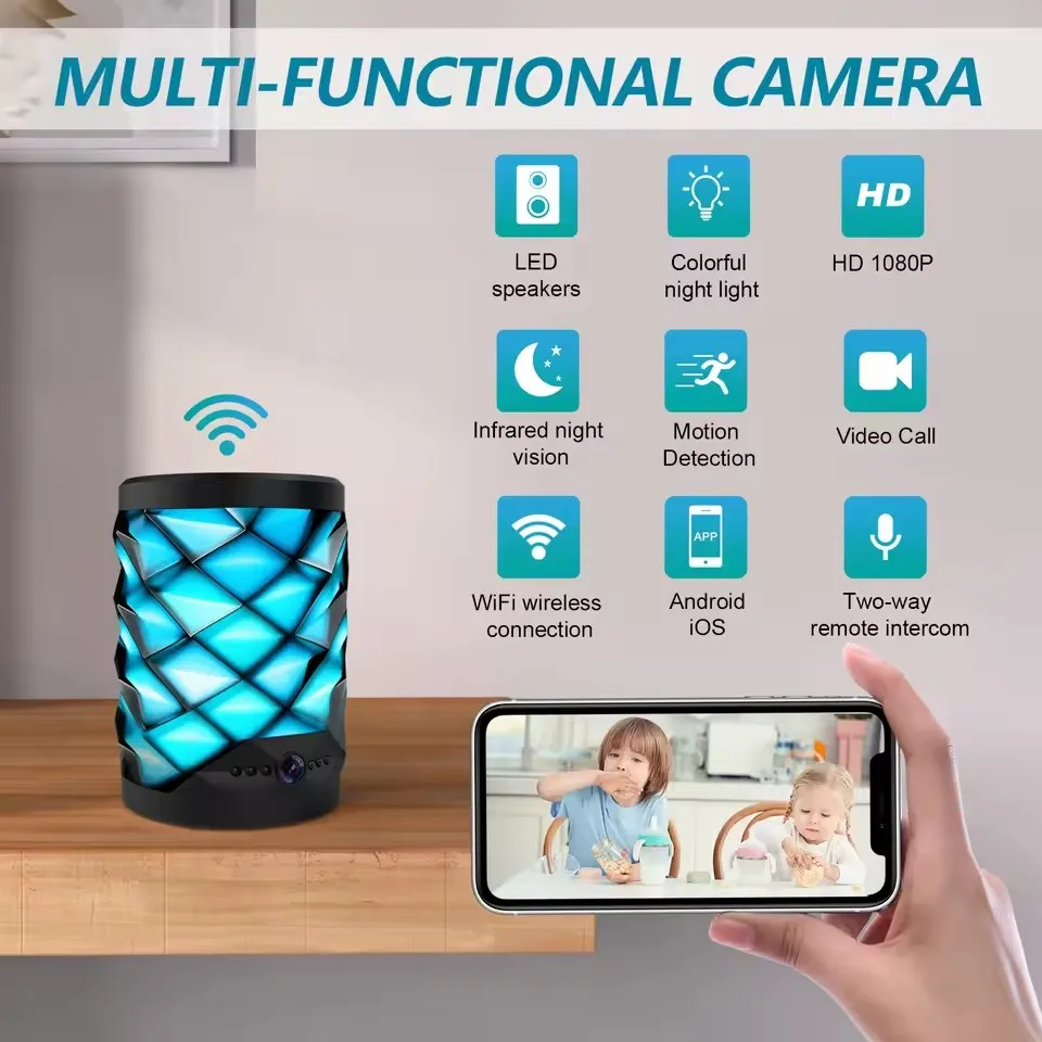 HD Mini Wifi Kamera Bluetooth  - Home Security Flood Lights incelemesi ve fiyatı