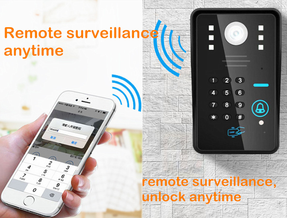 IP wifi video kapı zili kamera - Home Security Video Systems incelemesi ve fiyatı