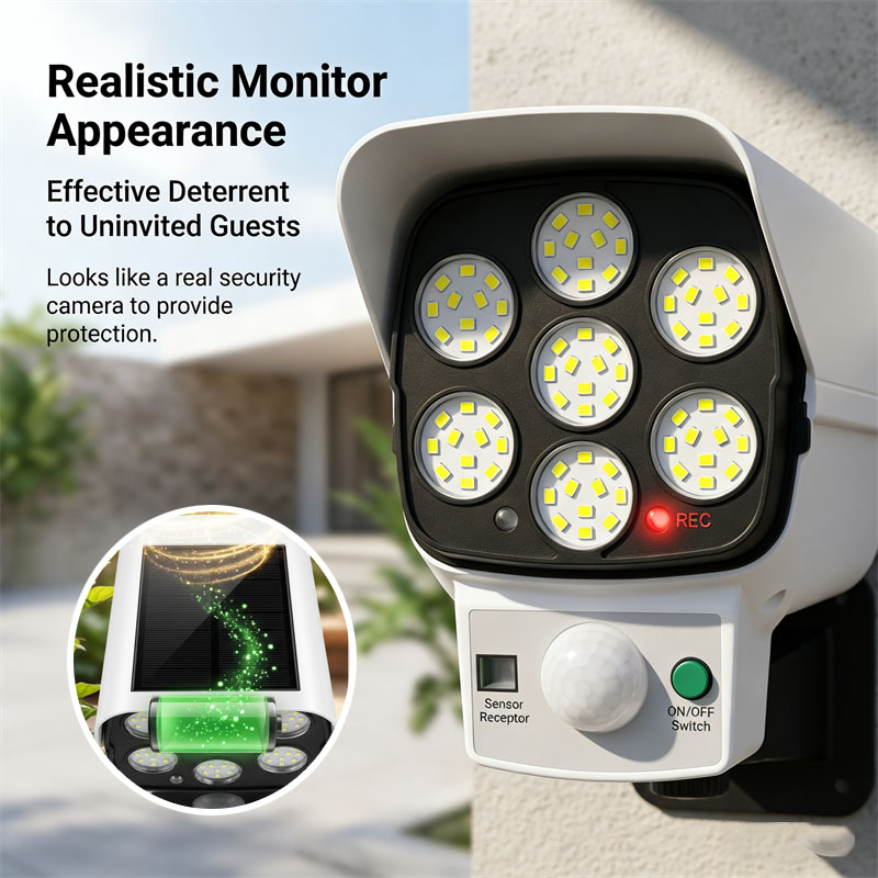 Güneş Enerjili Sahte Güvenlik  - Home Security Flood Lights incelemesi ve fiyatı