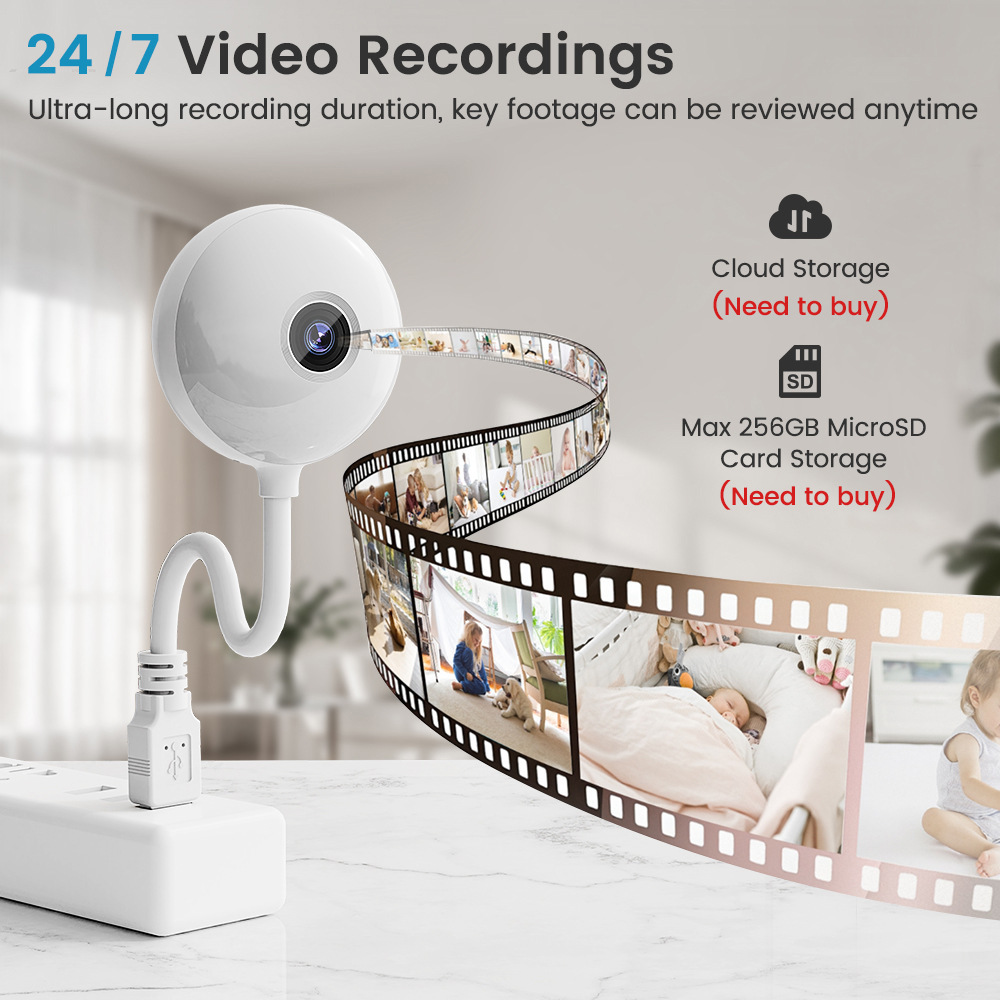 5MP Mini WiFi USB Tak ve Çalış - Home Security Flood Lights incelemesi ve fiyatı