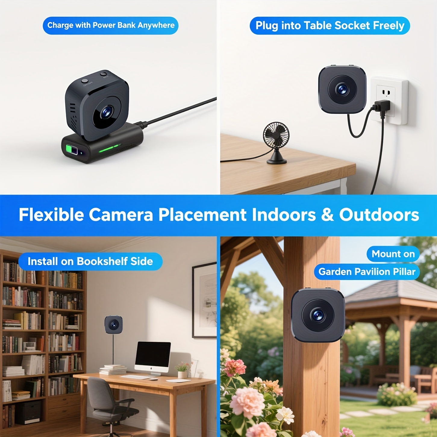 1080P HD Mini WiFi Kamera Kapa - Home Security Cameras incelemesi ve fiyatı