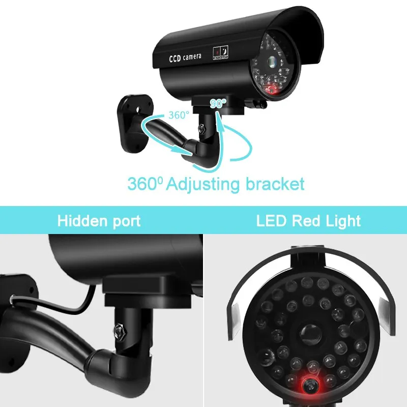 1PC Sahte Güvenlik Kamerası Su - Home Security Outdoor Camera System incelemesi ve fiyatı