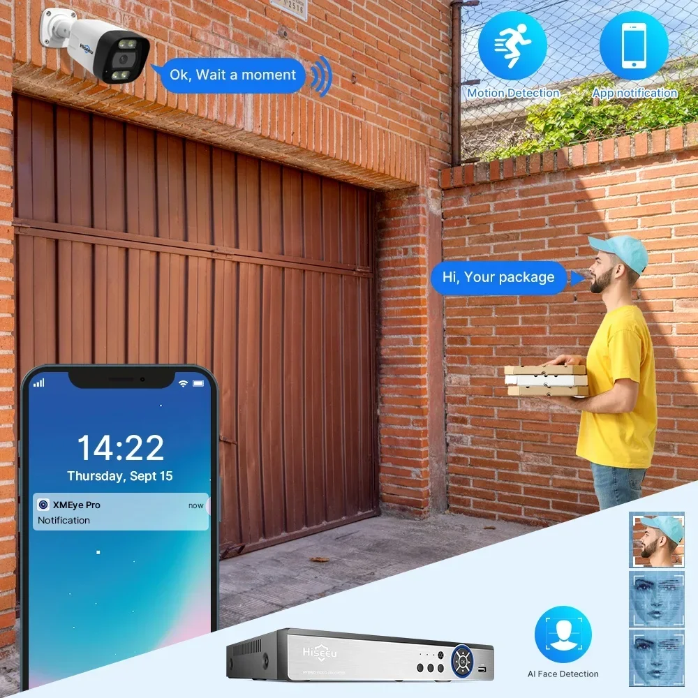 Hiseeu 4K 8 Kanal 8MP Dış Meka - Home Security Kit With Camera incelemesi ve fiyatı