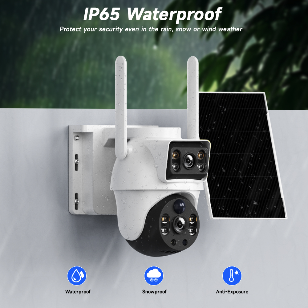 WiFi Güneş Enerjili Kamera Çif - Home Security Outdoor Camera System incelemesi ve fiyatı