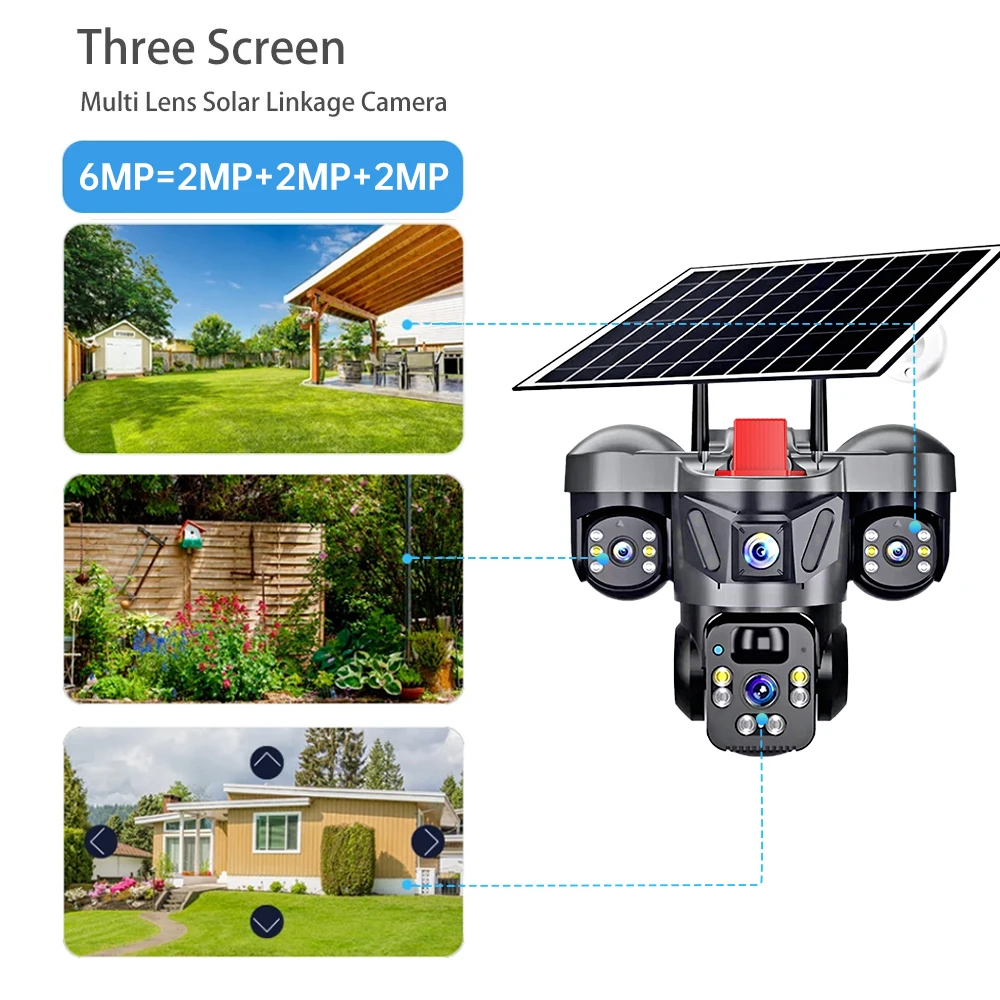 KERUI Dış Mekan PTZ 6MP 4G SIM - Home Security Outdoor Camera System incelemesi ve fiyatı