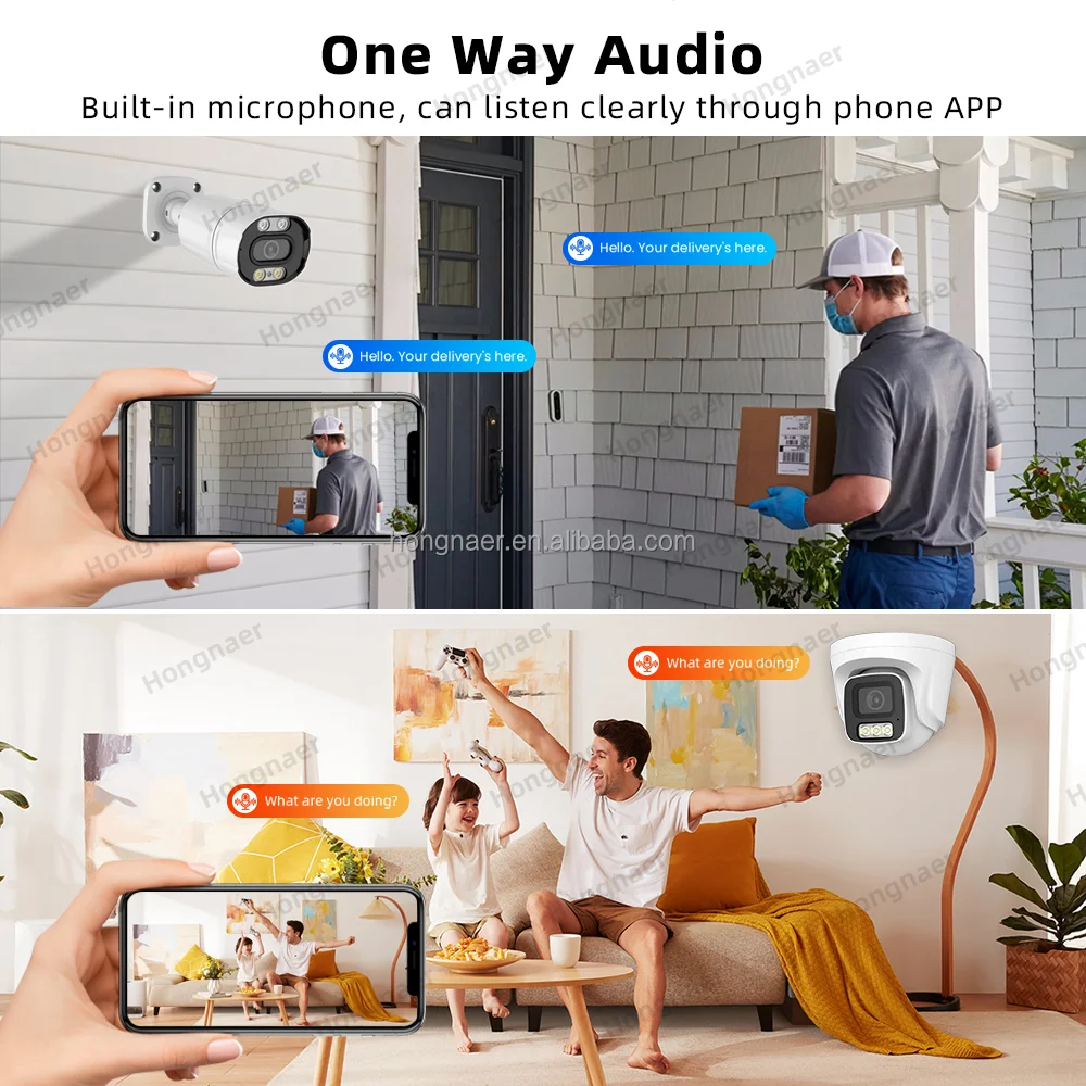 2026 Hongnae 8MP Tek Yönlü Ses - Home Security Kit With Camera incelemesi ve fiyatı